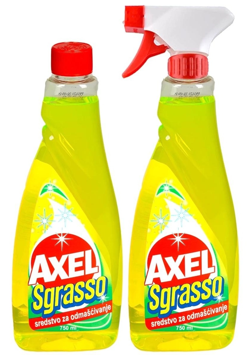 AXEL Sgrasso  odmašćivač sa raspršivačem i dopuna 2x750ml