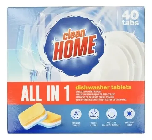 Tablete CLEAN HOME All in one 40kom