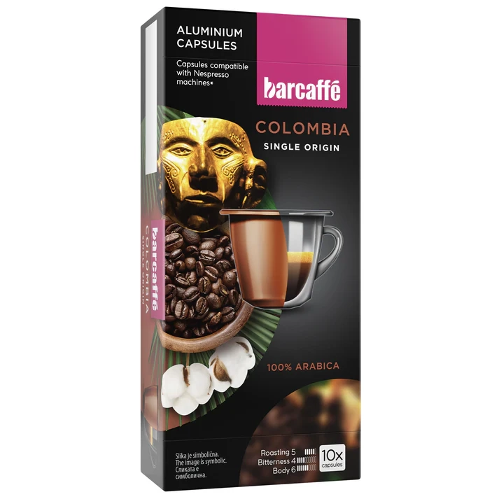 Kapsule za kafu PERFETTO Kolumbija 55g Barcaffe