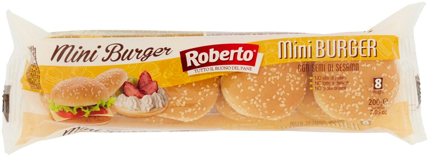 Zemičke ROBERTO mini burger susam 200g