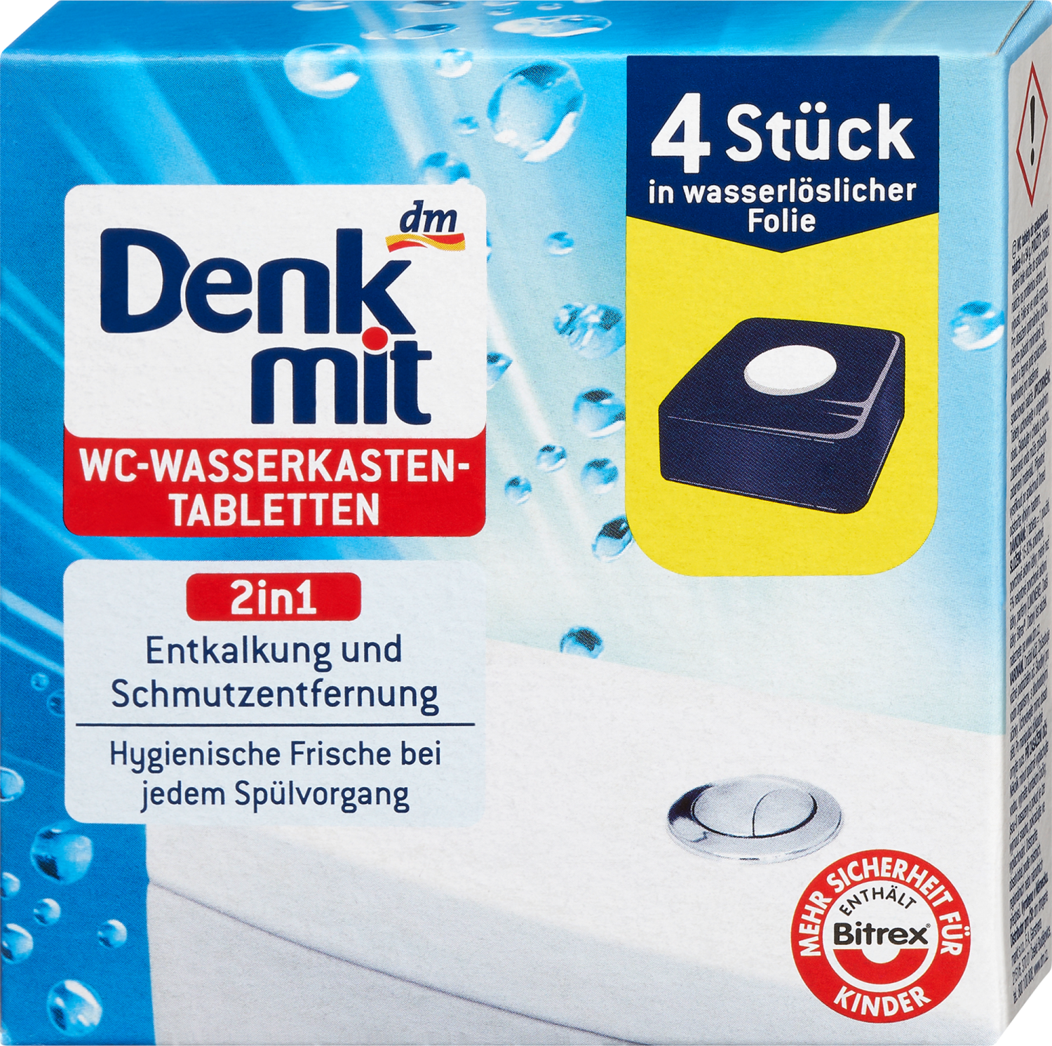 Tablete za vodokotlić DENKMIT 2in1 4x54g