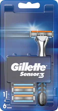 Brijač za muškarce  GILLETTE Sensor 3 jednokratni sa 6 dopuna
