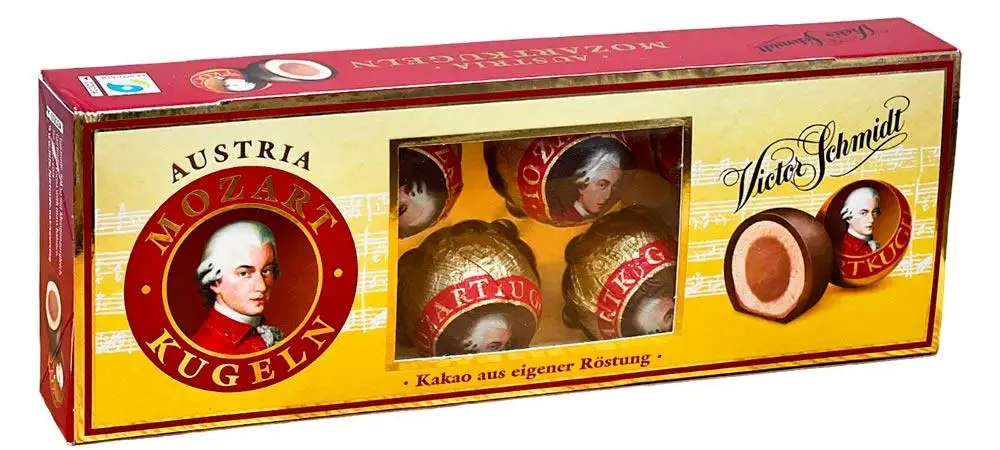 MOZART manner kugle crna čokolada 132g