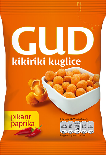 Kikiriki GUD kuglice paprika 95g