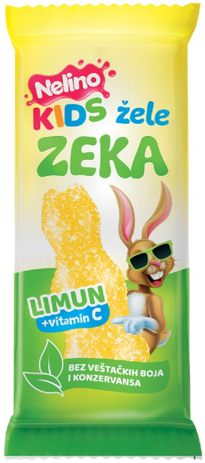 Žele zeka NELINO kids  limun 22g