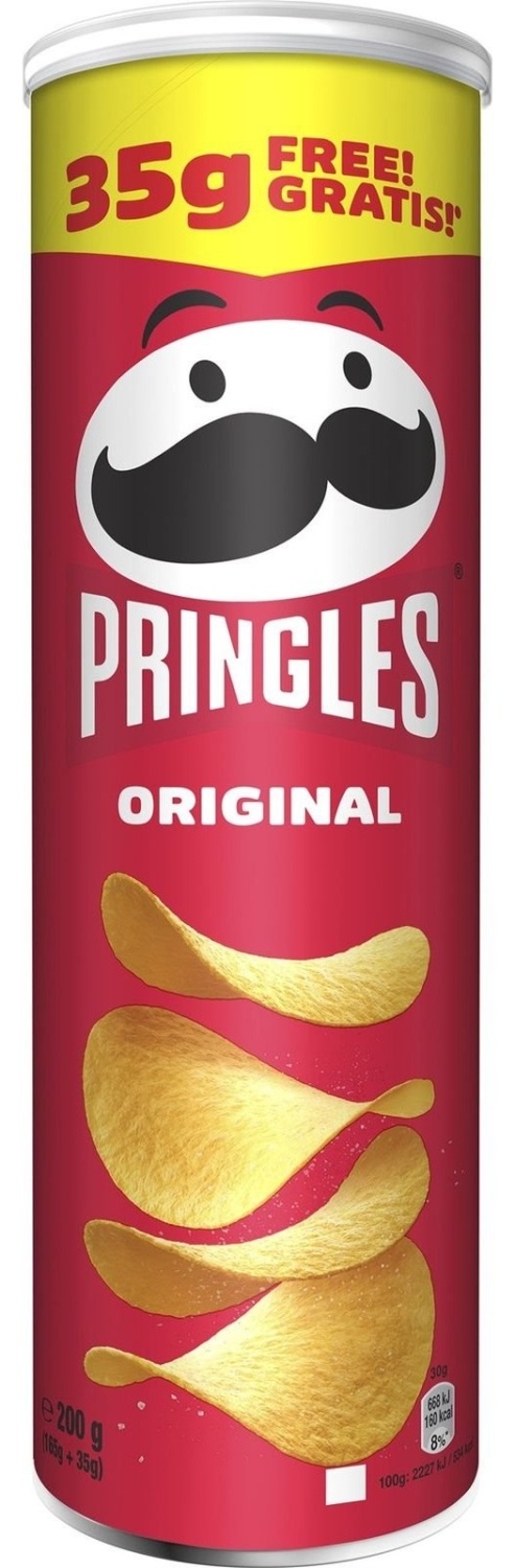 Čips PRINGLES original 165+35g
