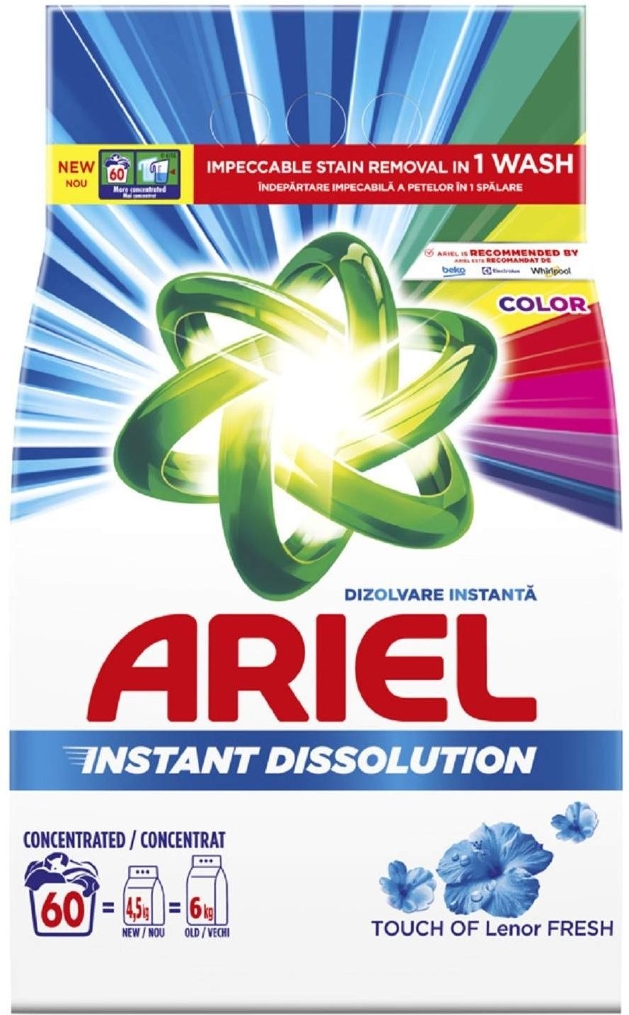Deterdžent za pranje veša ARIEL Touch Of Lenor Color 60 pranja (4,5kg)