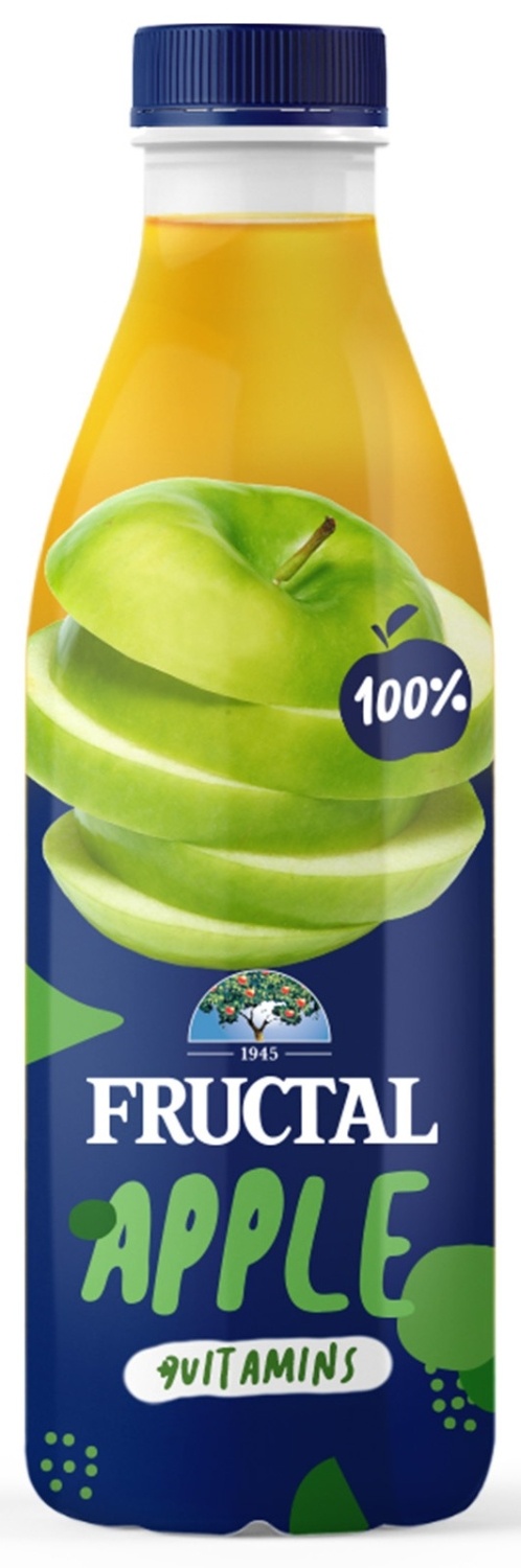 Negazirani sok FRUCTAL jabuka 100%  750ml