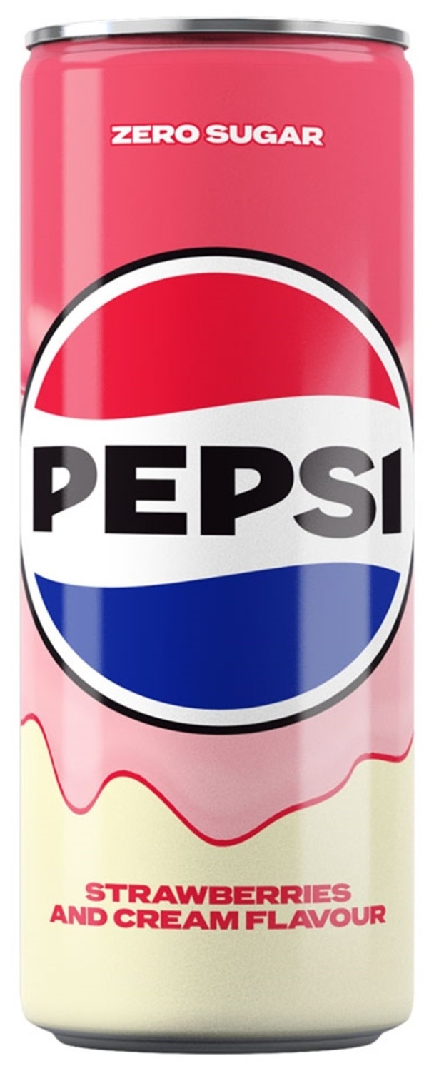 Gazirani sok PEPSI Treats strawberry cream 330ml