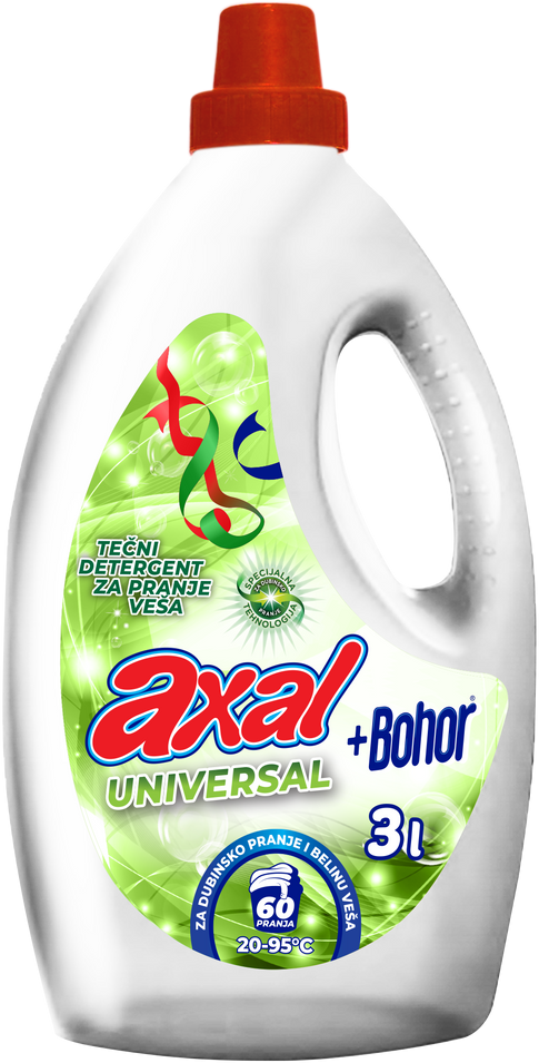 Tečni det.za pr.veša AXAL universal tečni 60 pranja (3l)