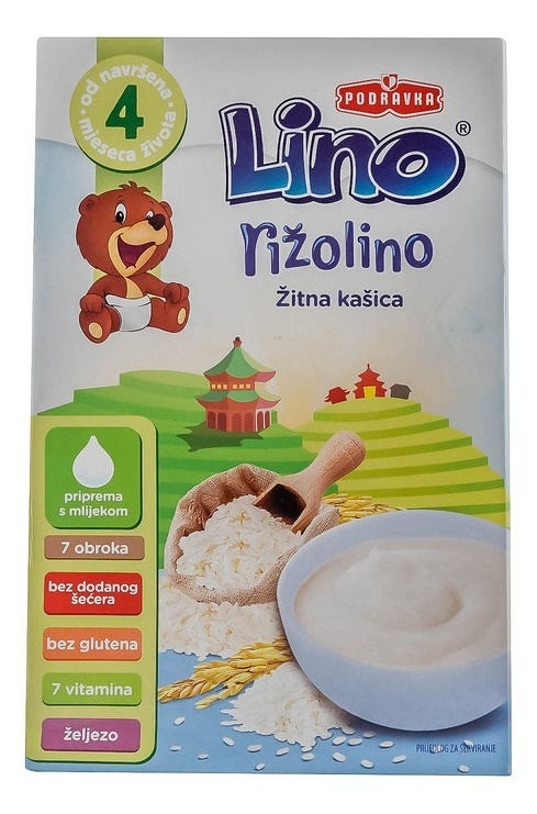 Dečija hrana PODRAVKA Lino rižolino 150g