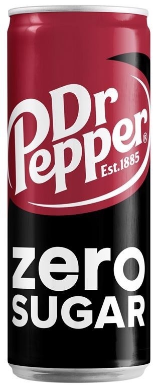 Gazirani sok DR. PEPPER zero sugar 330ml