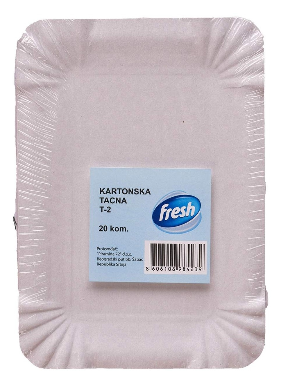 Papirni tanjiri T-2 FRESH 20kom