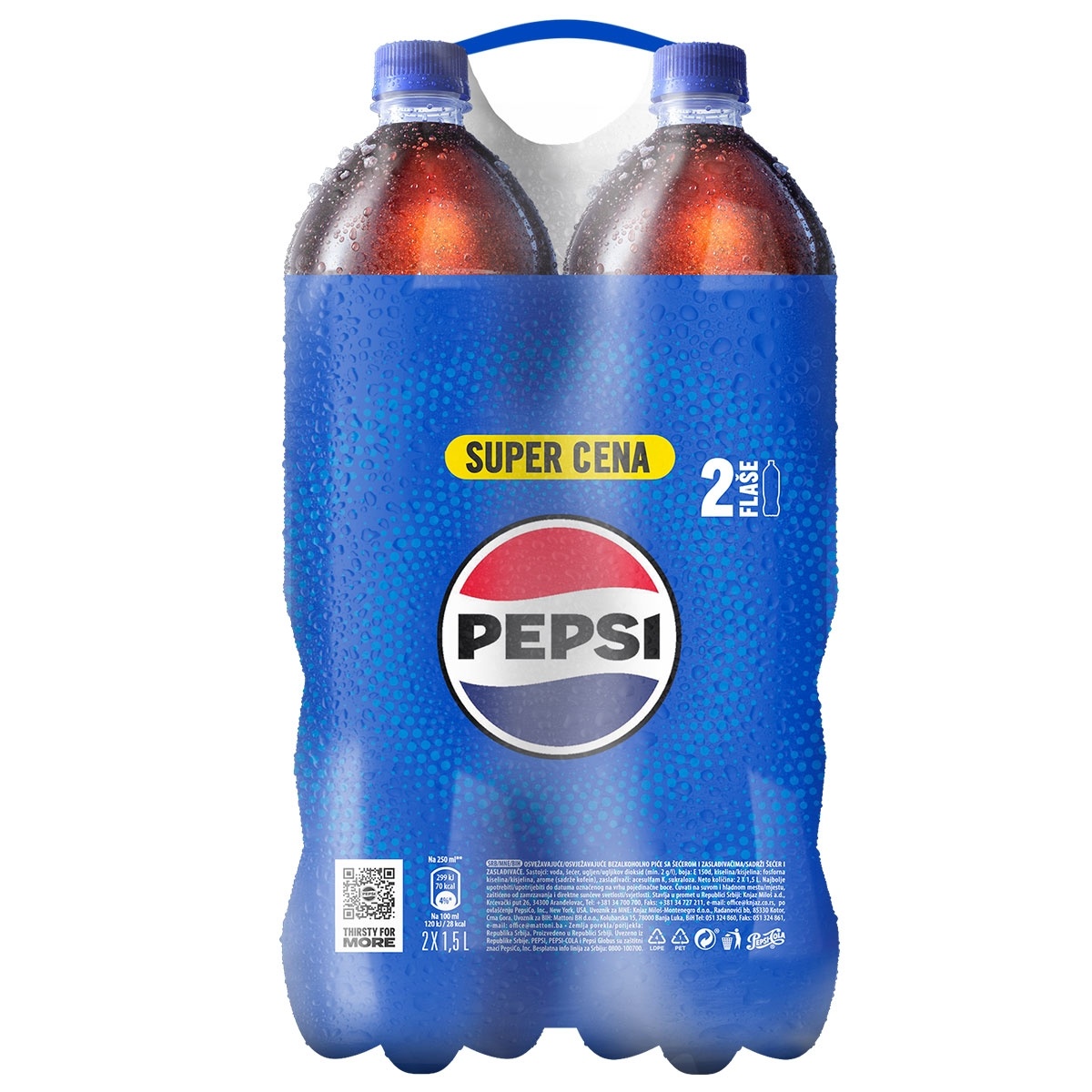 Gazirani sok PEPSI 2x2l