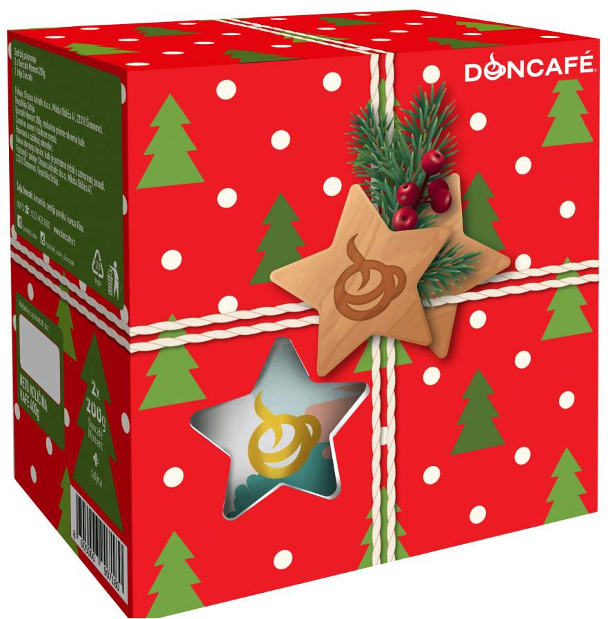 Domaća kafa DONCAFE moment 2x200g + šoljica