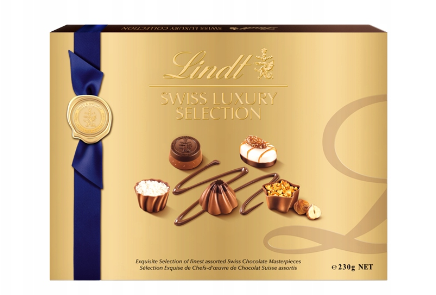 Bombonjera LINDT swiss luxury selection 230g