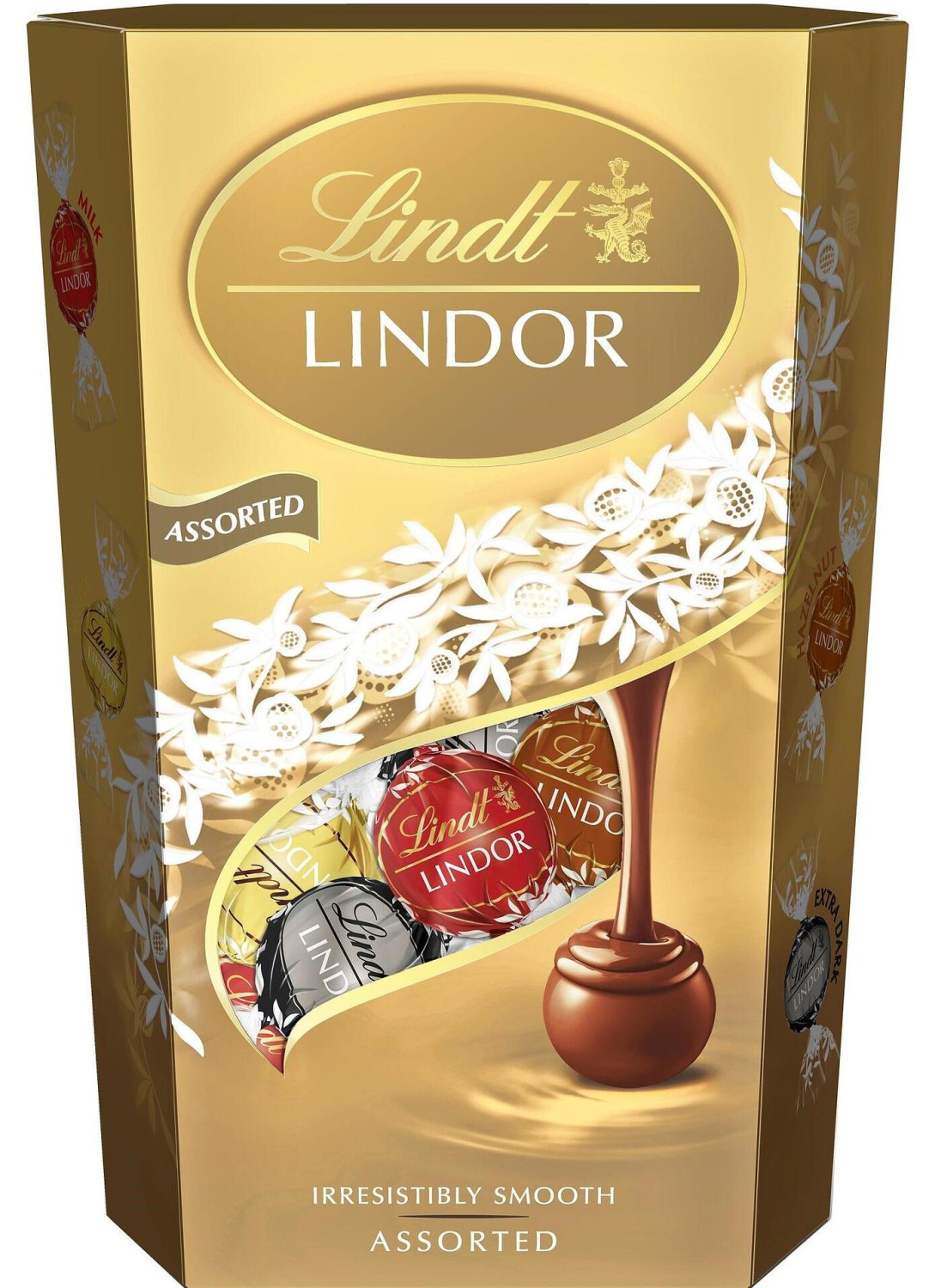 Bombonjera LINDT assorted cornet 337g