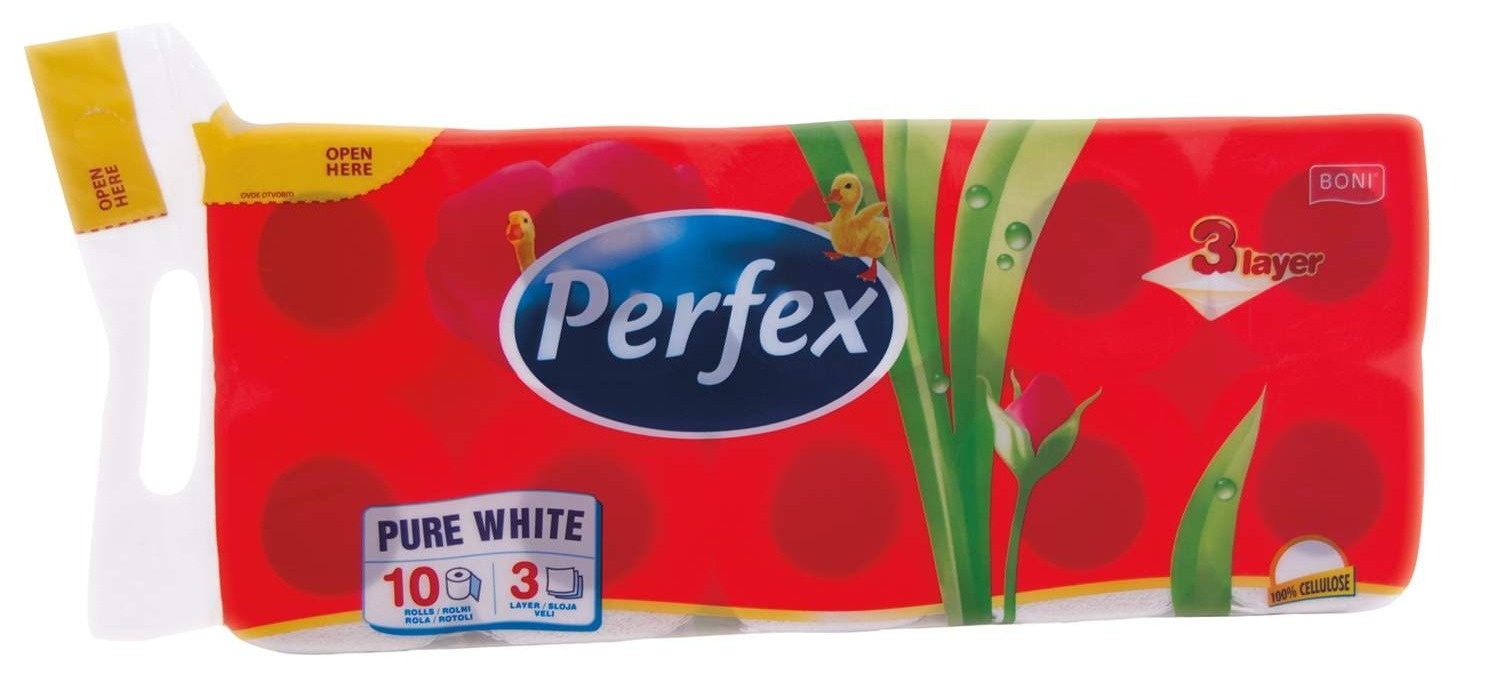 Toalet papir PERFEX soft & light 3sloja 10kom
