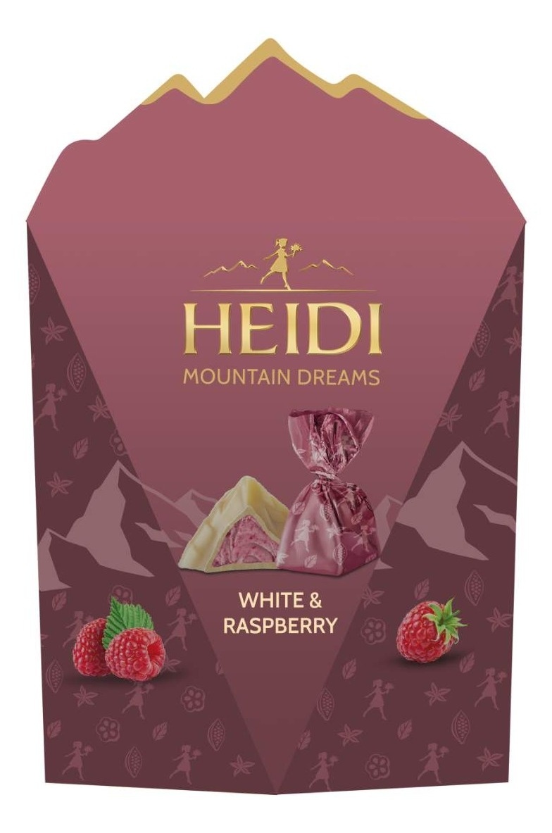 Bombonjere HEIDI Planinski snovi malina 100g