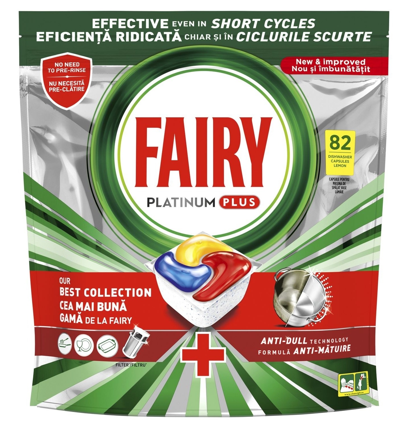 Tablete FAIRY Platinum Plus 82kom