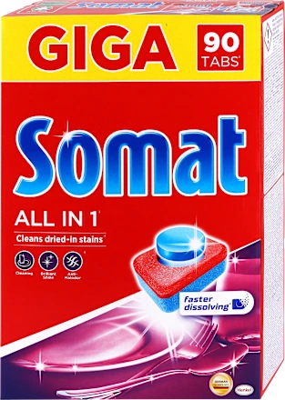 Tablete SOMAT All in one giga 90kom