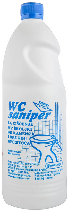 Sredstvo za čišćenje kupatila WC SANIPER Panonija 1l