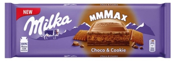 Čokolada MILKA choco cookie 300g