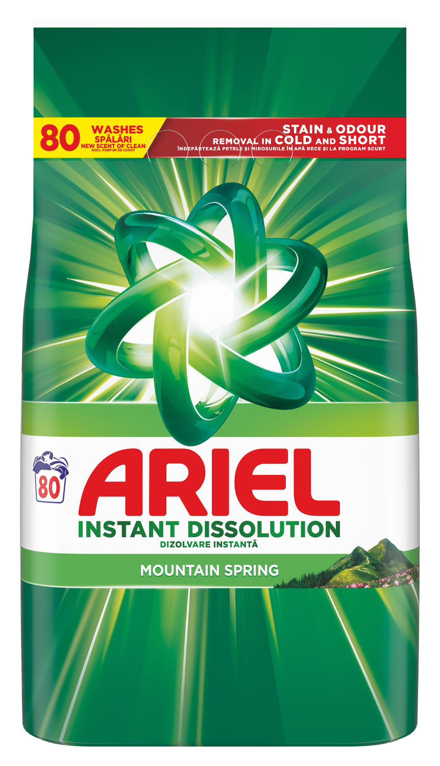 Deterdžent za pranje veša ARIEL Mountain spring 80 pranja (5,2kg)