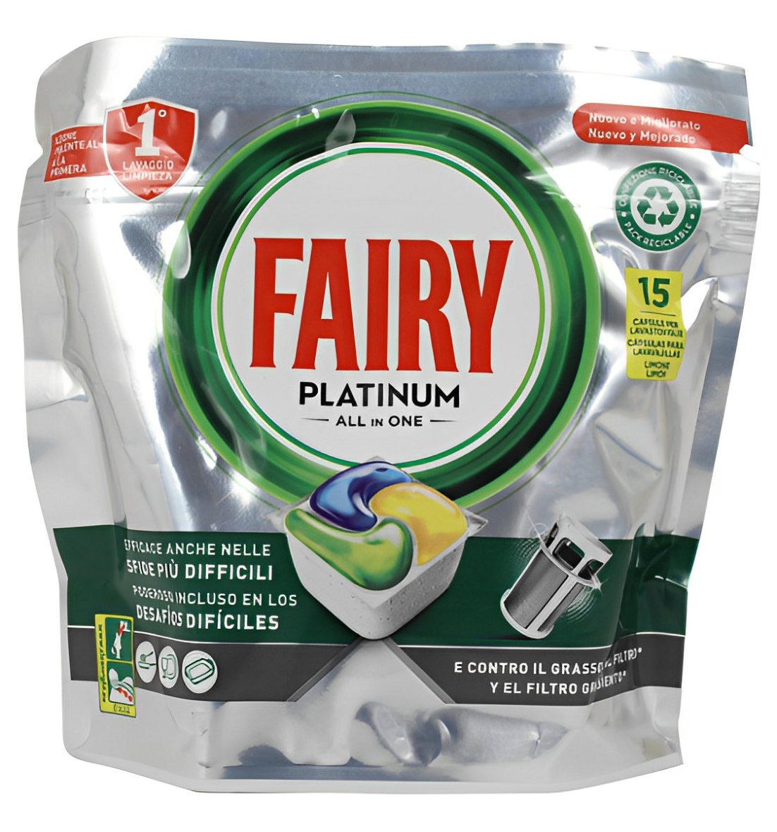 Tablete FAIRY Platinum 15kom