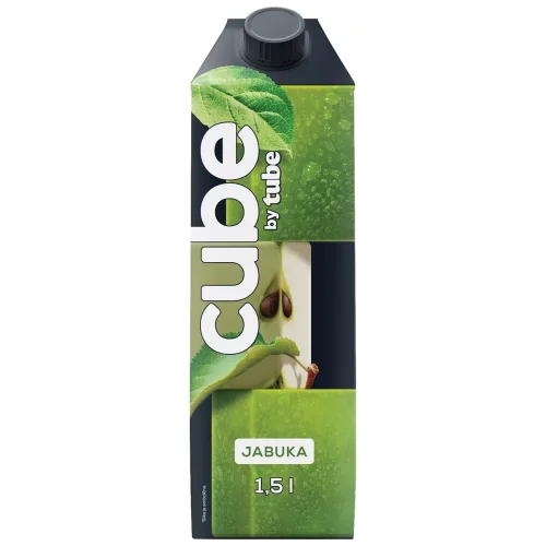 Negazirani sok CUBE By Tube jabuka 1,5l