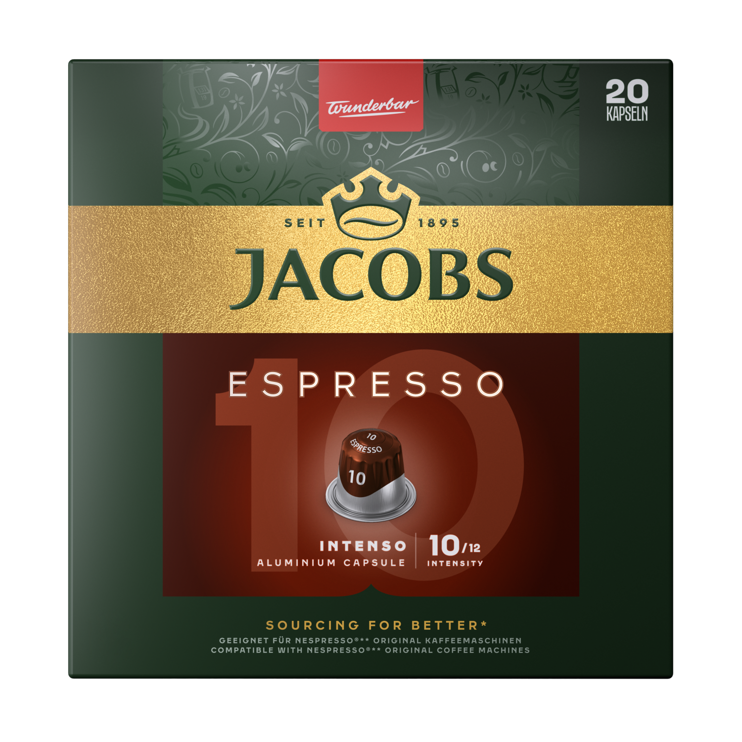 Kapsule za kafu JACOBS Espresso 10 XXL 20kom