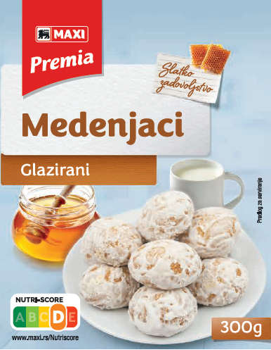 Medenjaci PREMIA Glazirani 300g (Ondina)