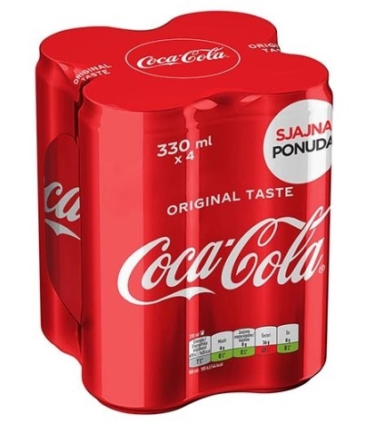 Gazirani sok COCA-COLA multipack 4x330ml