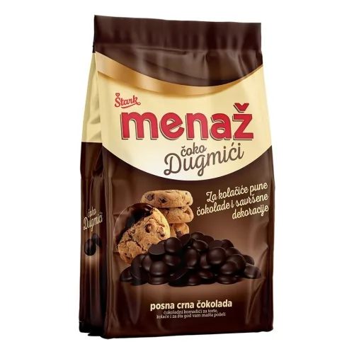 Čokolada za kuvanje ŠTARK Menaž čoko komadići 120g