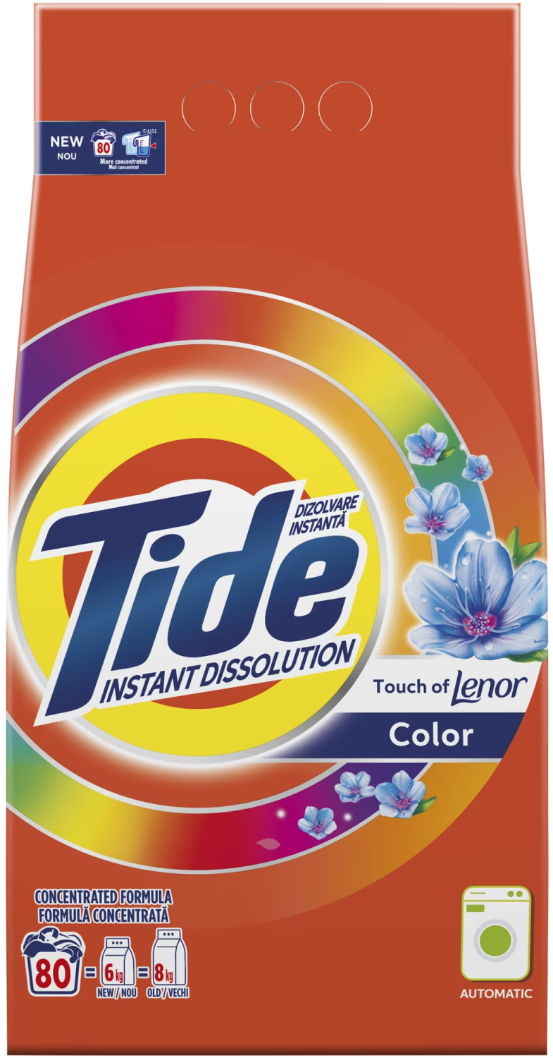 Det. za pranje veša TIDE Color Touch of Lenor praškasti 80 pranja (6kg)