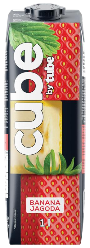Negazirani sok CUBE By Tube banana jagoda 1l