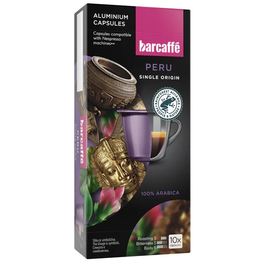 Kapsule za kafu BARCAFFE  za nespresso Peru 55g
