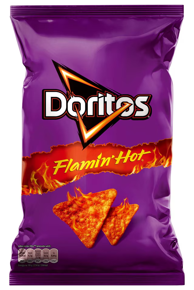 Čips tortilja DORITOS Flamin' Hot 85g