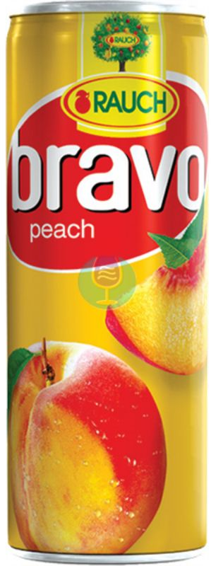 Negazirani sok RAUCH Bravo breskva 250ml