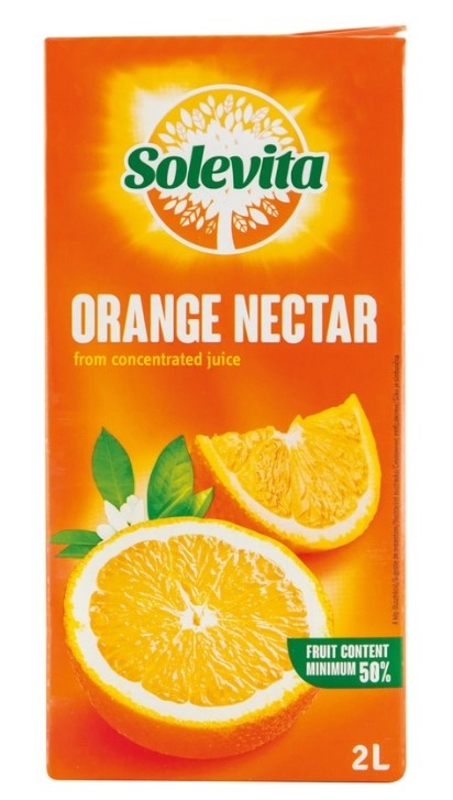 Negazirani sok SOLEVITA Pomorandža 50% 2l