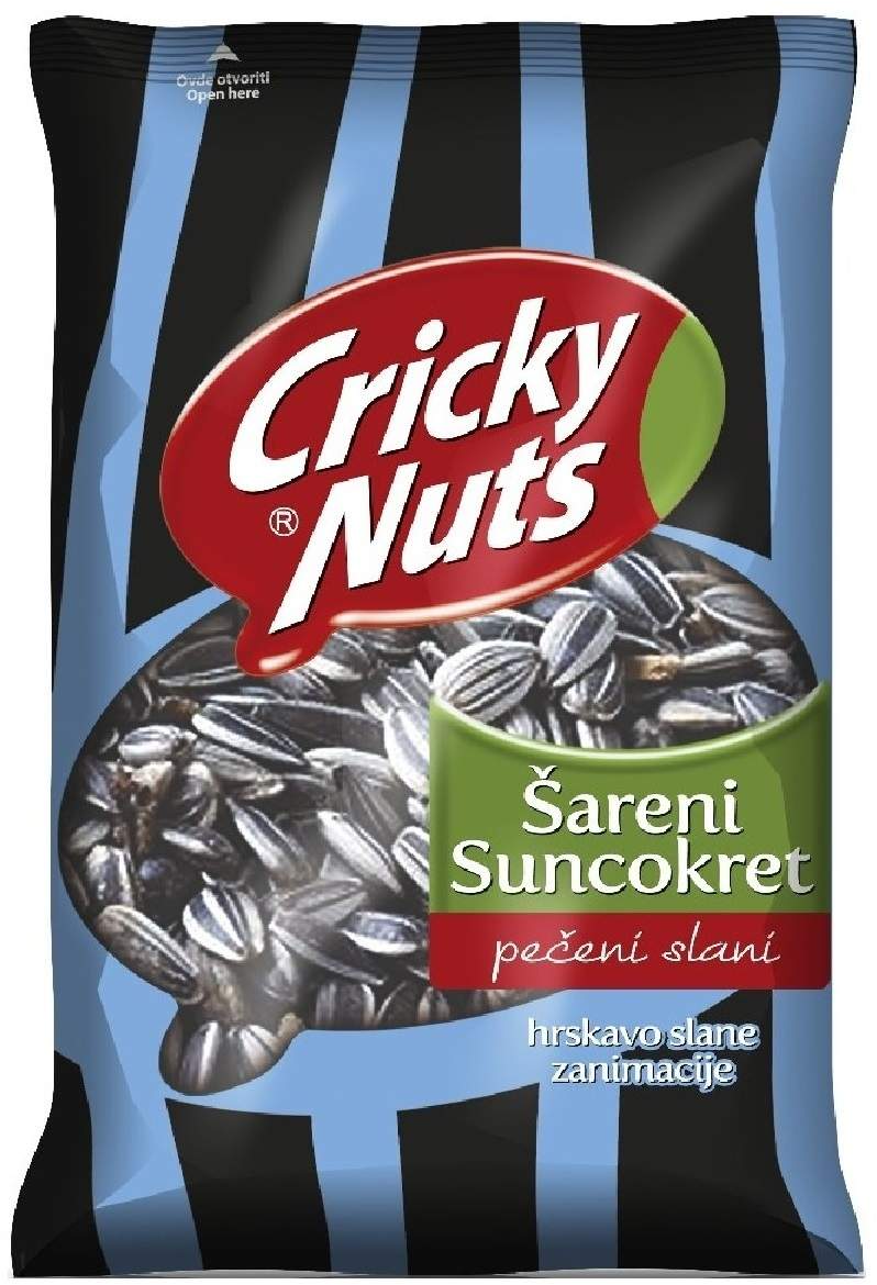 Suncokret CRICKY šareni slani 200g