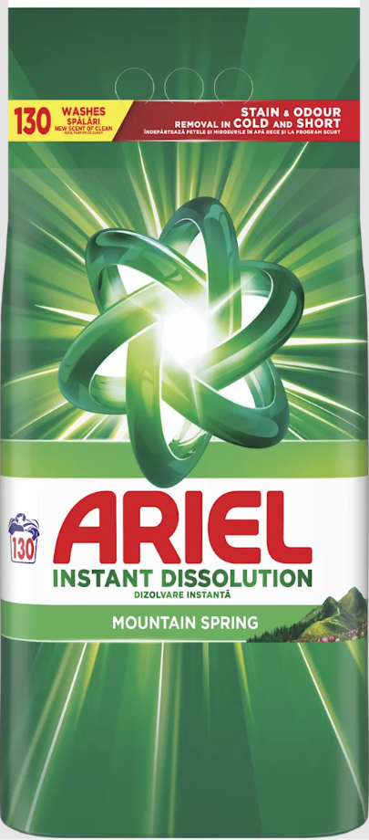 Deterdžent za pranje veša ARIEL Mountain spring 130 pranja (8,45kg)