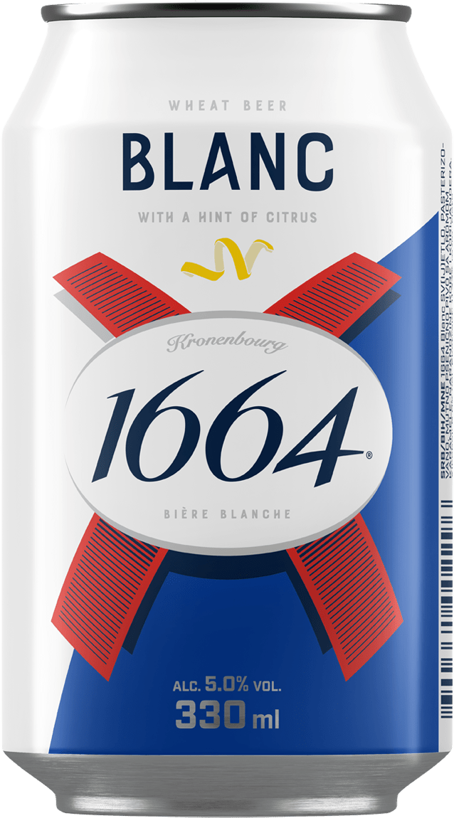 KRONENBOURG Blanc 1664 limenka 0,33l
