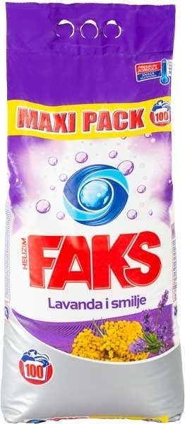 Deterdžent za pranje veša FAKS lavanda i smilje 100 pranja (10kg)