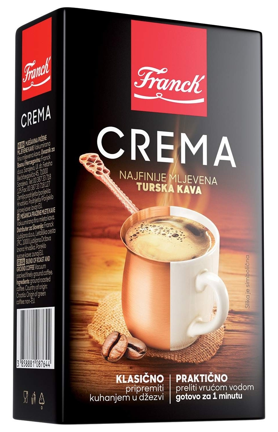 Domaća kafa FRANCK Crema mlevena 250g