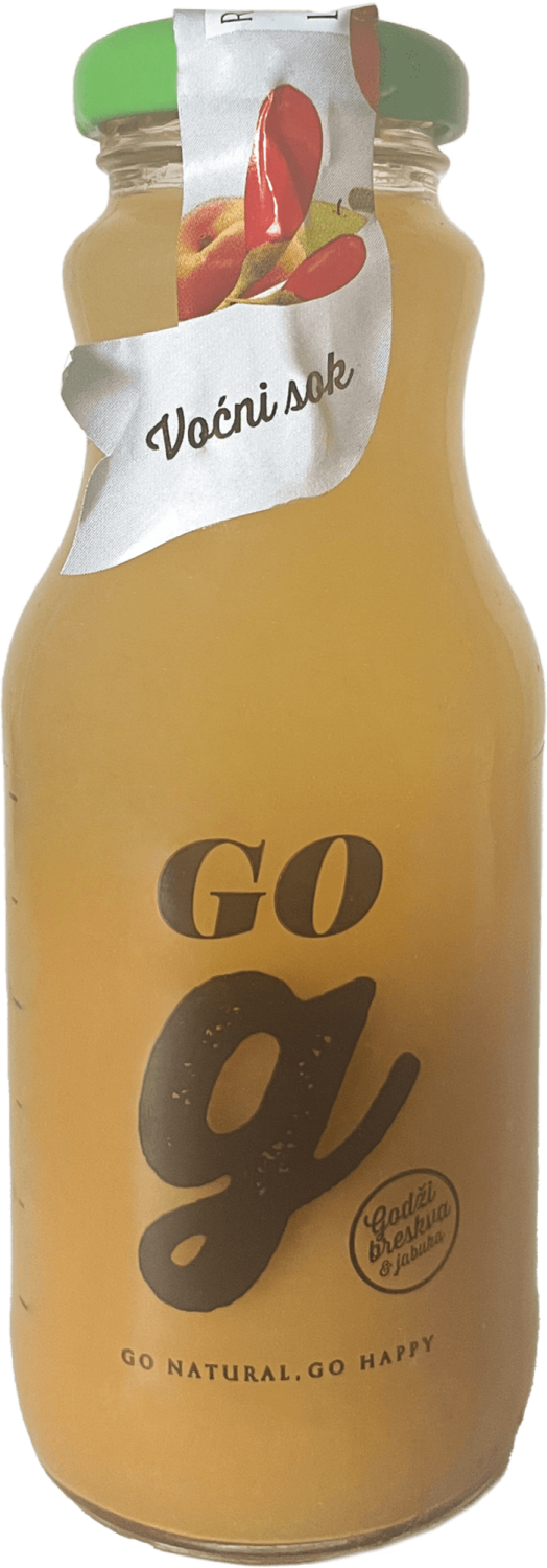 Negazirani sok GO G breskva 250ml