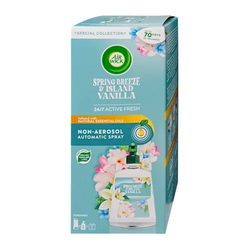 Osveživač prostora AIR WICK automatski spring breeze & vanilla 250ml
