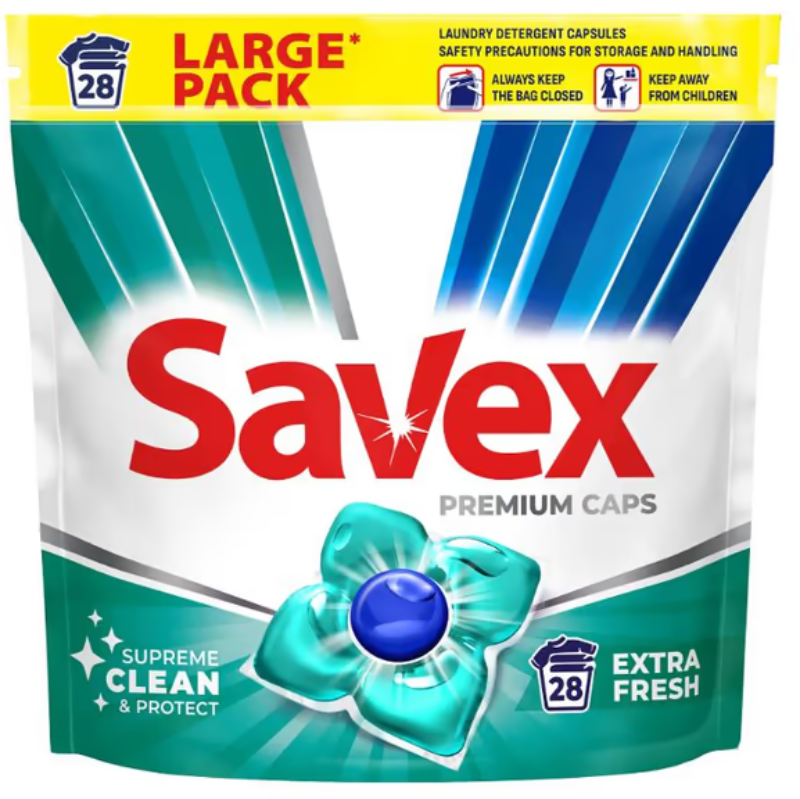 Tablete za pranje veša SAVEX Extra fresh 28kom