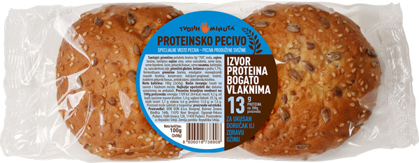Pecivo proteinsko TVOJIH 5 MINUTA 2x50g