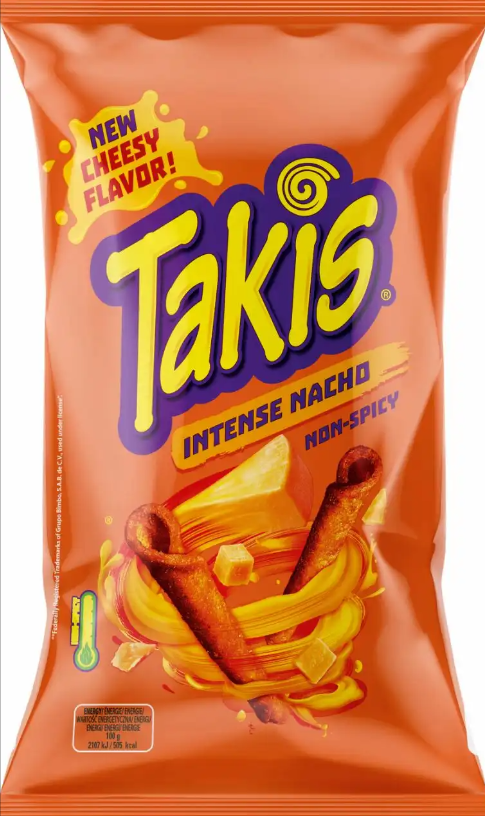 Čips TAKIS Intense nacho 100g